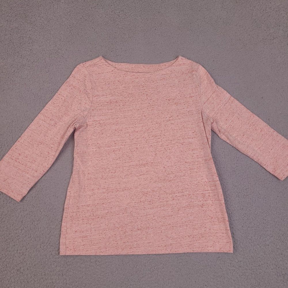 Croft And Barrow‎ Women's T-Shirt PXS Petite XS Pink Heathered Top
